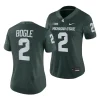 khris bogle green college football womengame jersey scaled