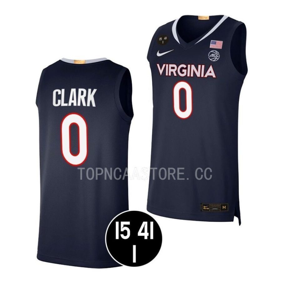 kihei clark virginia cavaliers 2022 main event champs uva strong jersey scaled