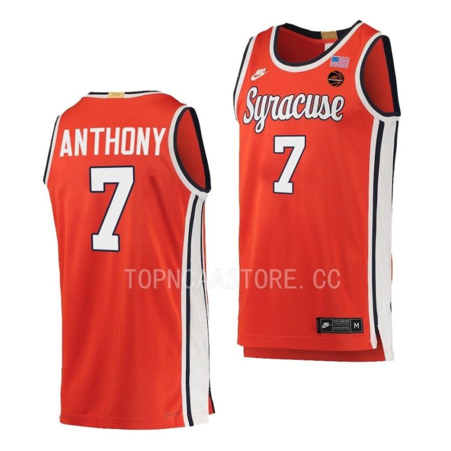 kiyan anthony orange retro basketball limited jersey scaled