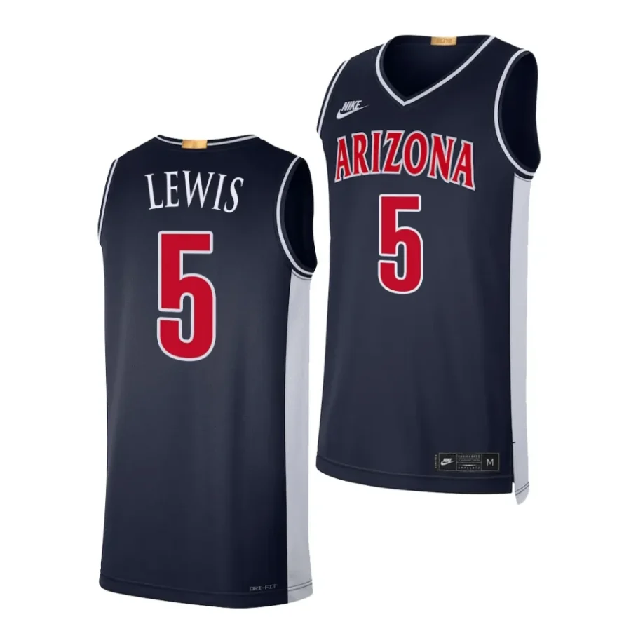 kj lewis navy limited retro 2023 24basketball jersey scaled