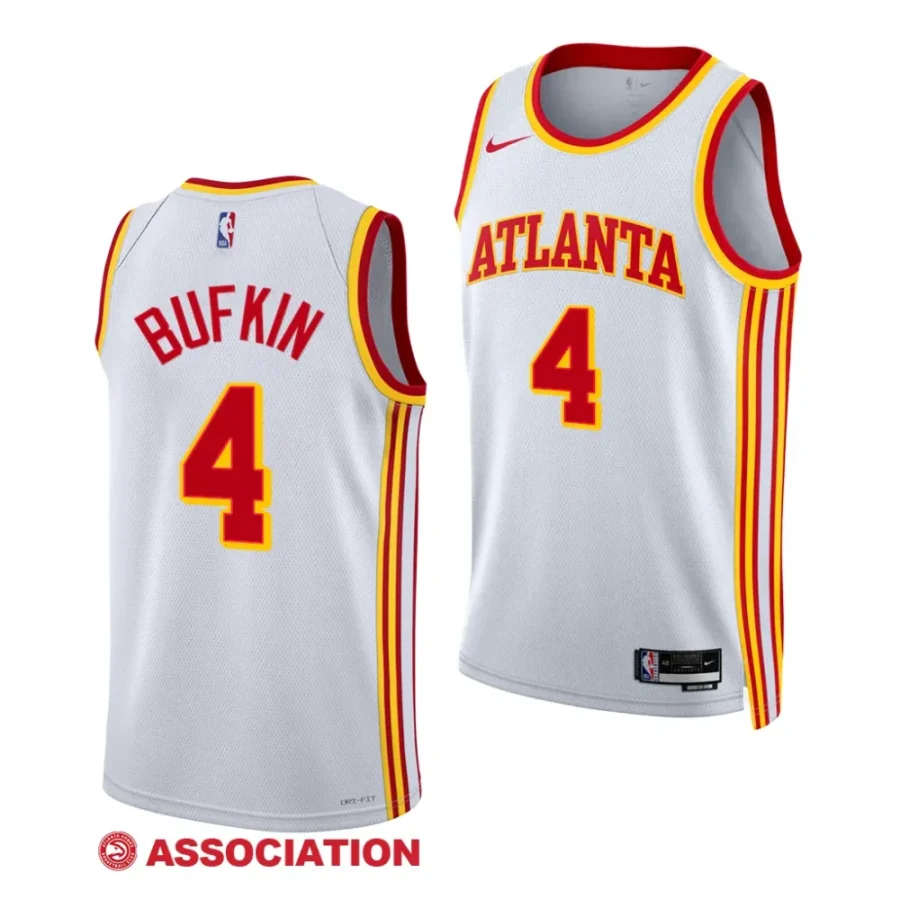 kobe bufkin hawks 2023 nba draft white association edition men jersey scaled