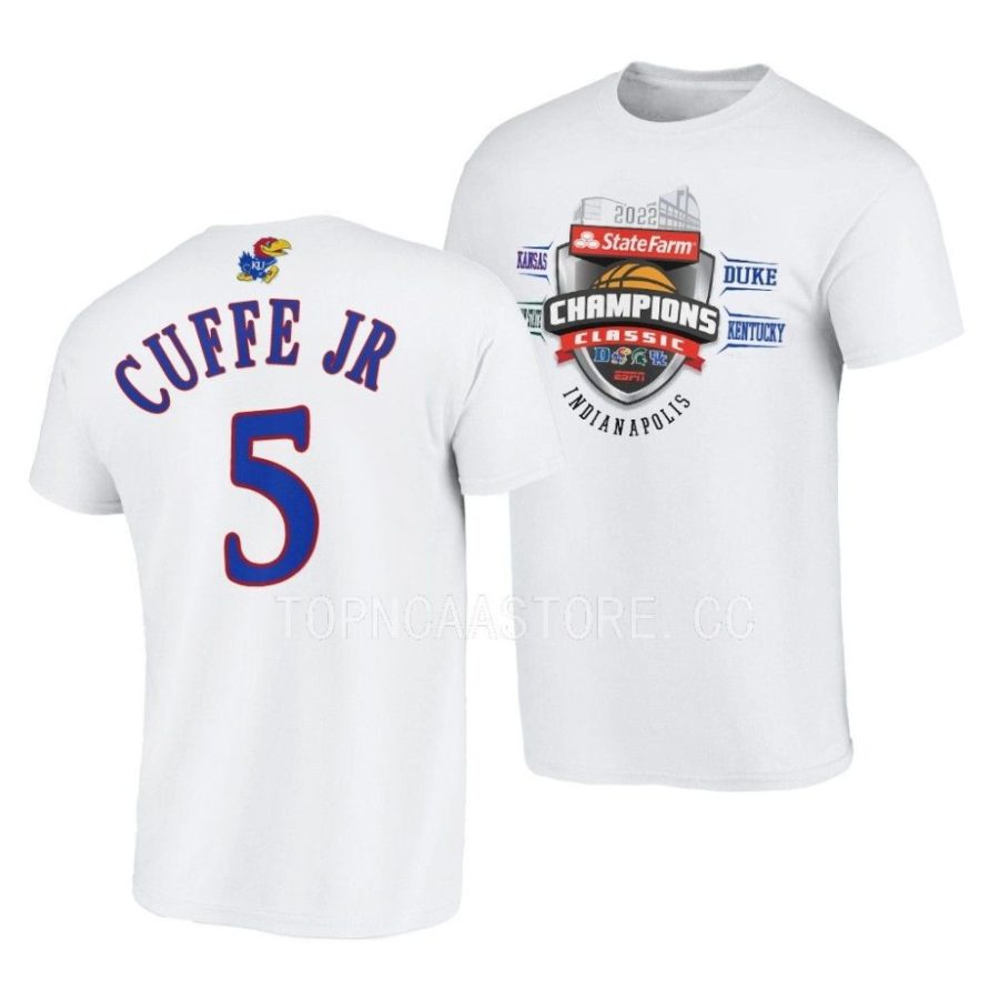 kyle cuffe jr. white 2022 champions classic shield skyline t shirts scaled