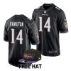 kyle hamilton baltimore ravens 2022 nfl draft game men black jersey scaled