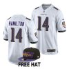 kyle hamilton baltimore ravens 2022 nfl draft game men white jersey scaled