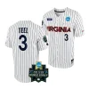 kyle teel white navy 2023 college world series virginia cavaliersncaa baseball jersey scaled