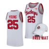 kyle young ohio state buckeyes white 2022 23retro basketball free hat jersey scaled