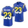 kyren williams los angeles rams 2022 nfl draft game men royal jersey scaled