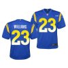 kyren williams los angeles rams 2022 nfl draft game youth royal jersey scaled