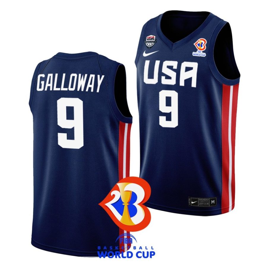 langston galloway usa 2023 fiba basketball world cup navy away jersey scaled