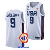 langston galloway usa 2023 fiba basketball world cup white home jersey scaled