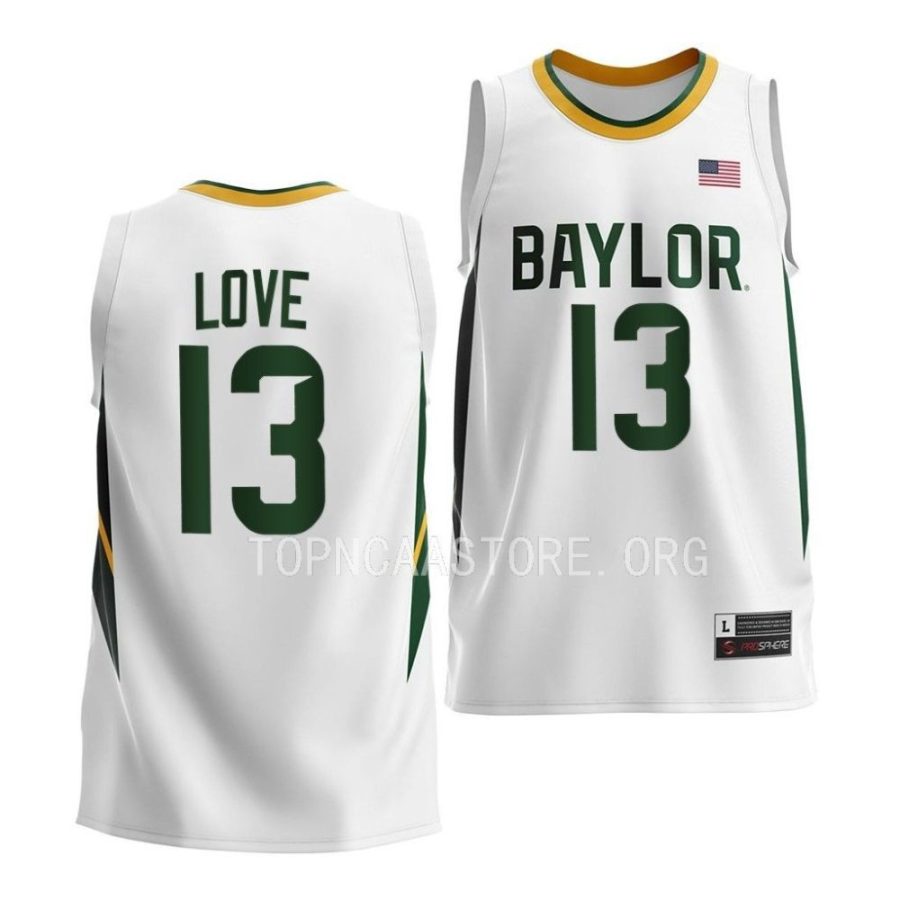 langston love baylor bears home basketball 2022 23 jersey scaled