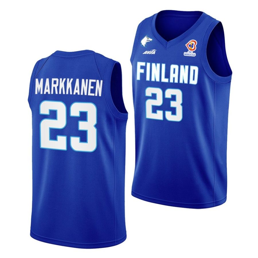 lauri markkanen finland 2022 fiba basketball world cup blue away jersey scaled