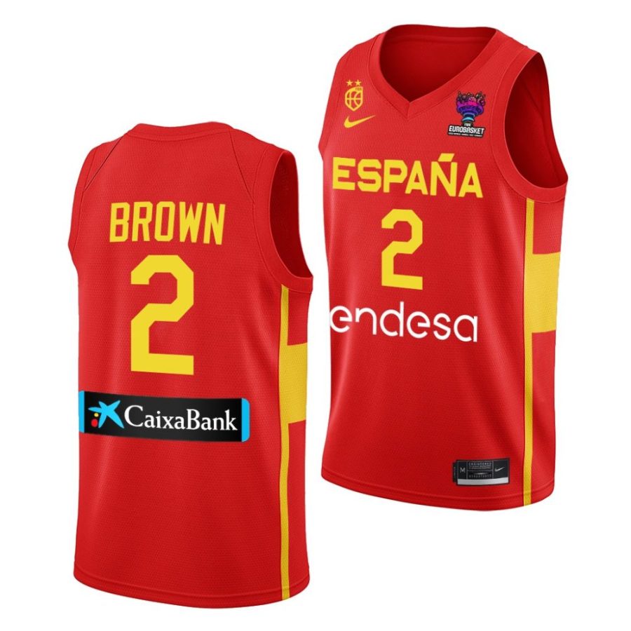 lorenzo brown spain 2022 fiba eurobasket final red away jersey scaled