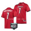 louisville cardinals monty montgomery red 2022 fenway bowl premier football jersey scaled