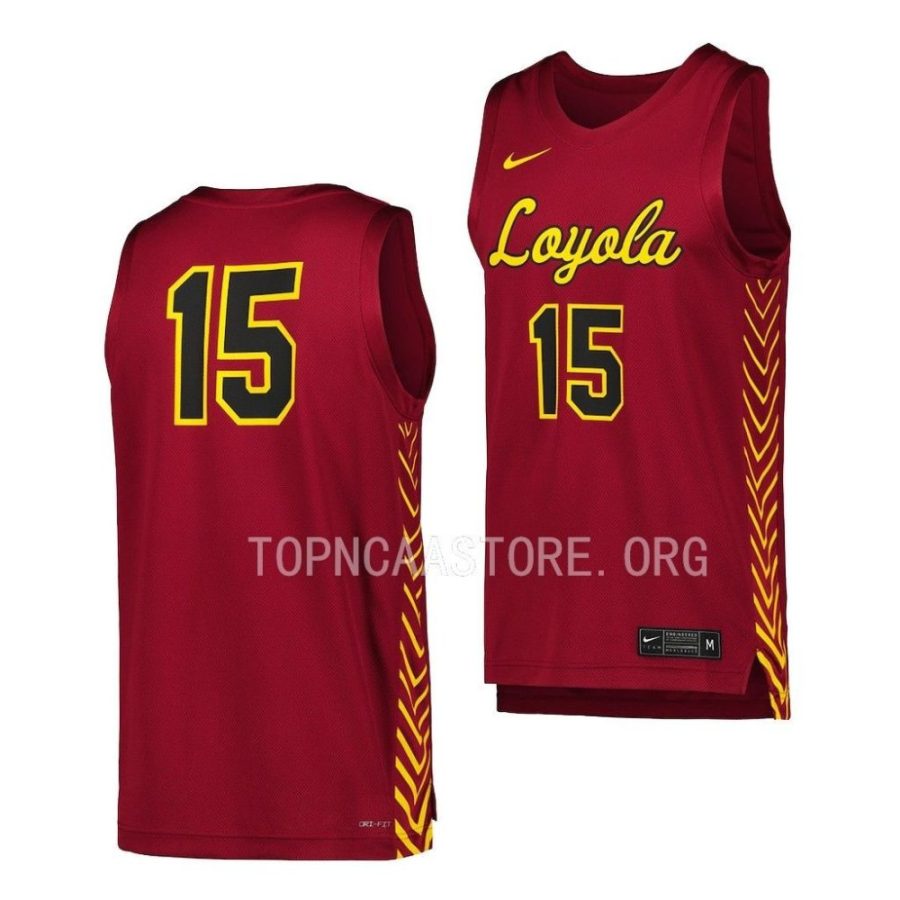 loyola chicago replica basketball maroon jersey scaled