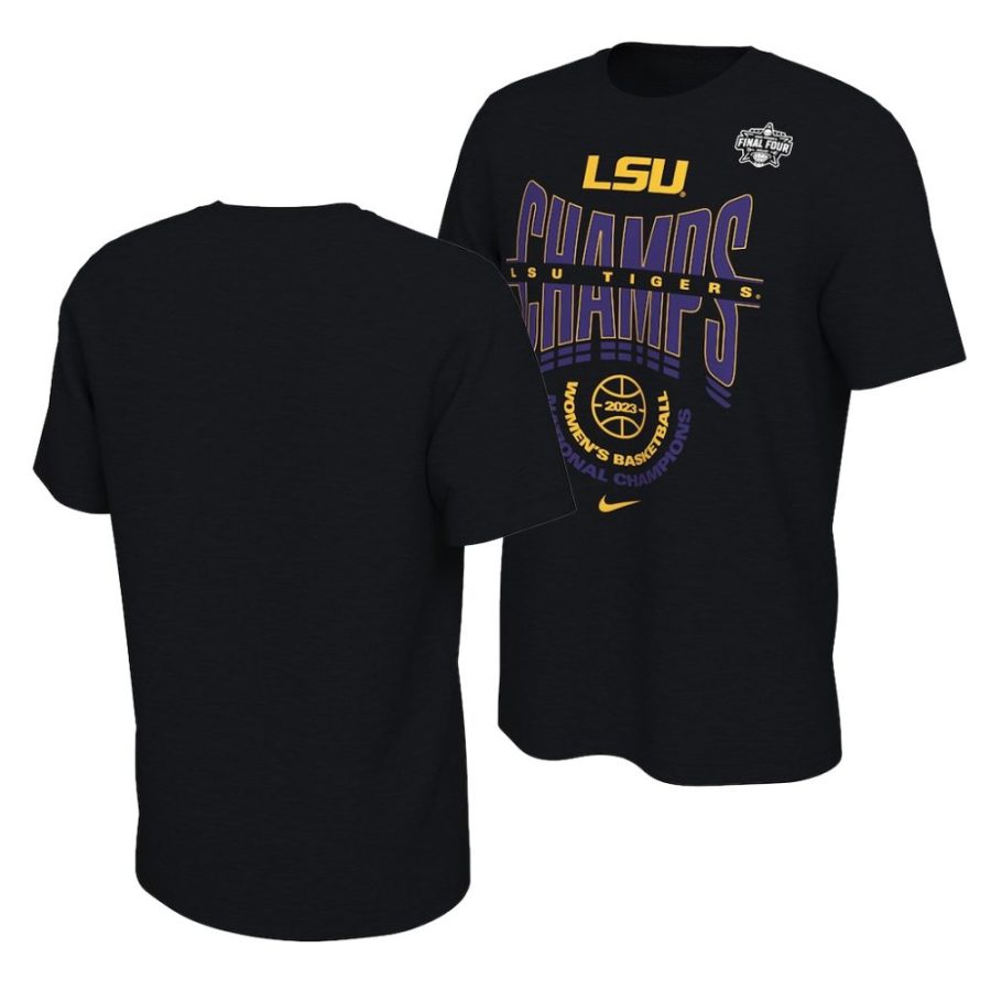 lsu tigers black 2023 ncaa womens basketball national champions locker room men t shirt scaled