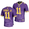 lsu tigers brian thomas jr. purple icon print football fashion jersey scaled