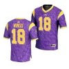 lsu tigers mekhi wingo purple highlight print football fashion jersey scaled