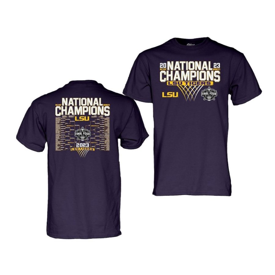 lsu tigers purple 2023 ncaa womens basketball national champions bracket men t shirt scaled