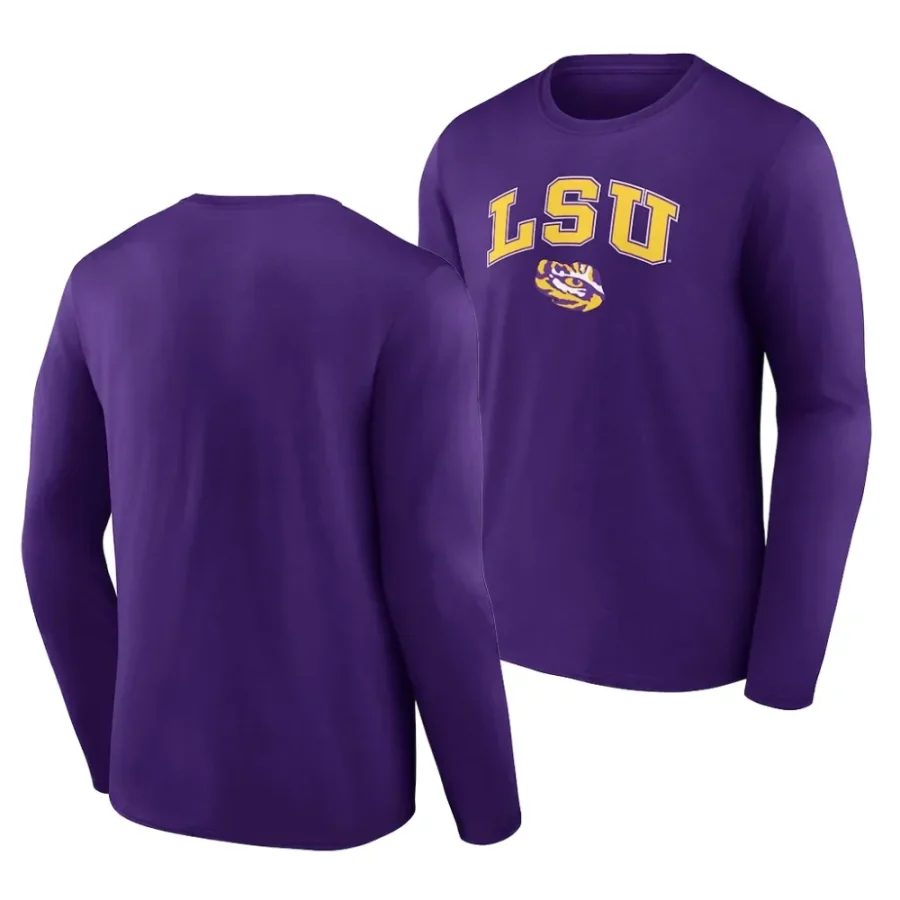 lsu tigers purple campus long sleeve men t shirt scaled