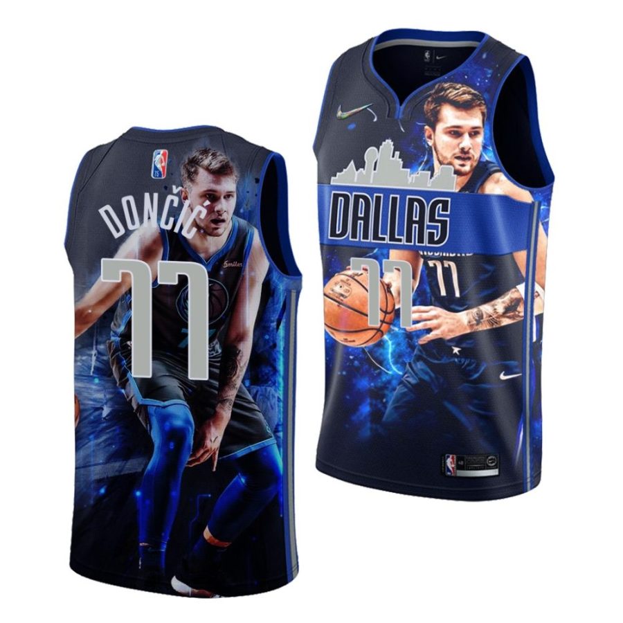 luka doncic navy 2021 22 all nba 1st team jersey scaled