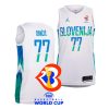 luka doncic white 2023 fiba basketball world cup slovenia jersey scaled
