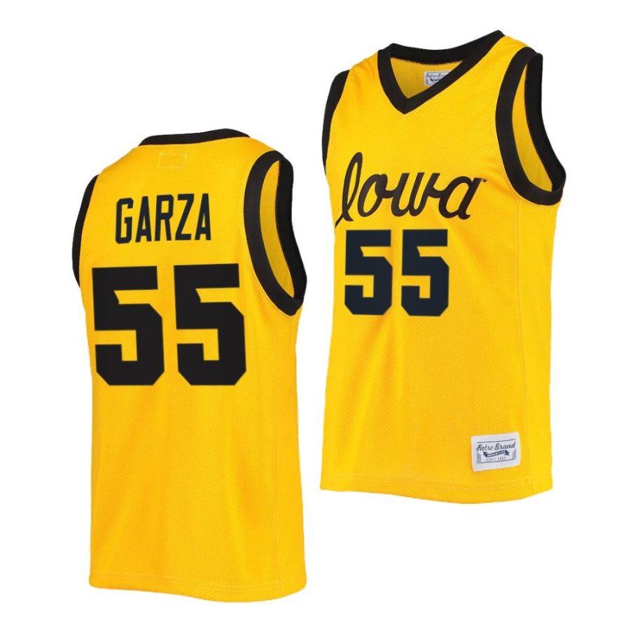 luka garza gold commemorative classic alumni basketball jersey scaled