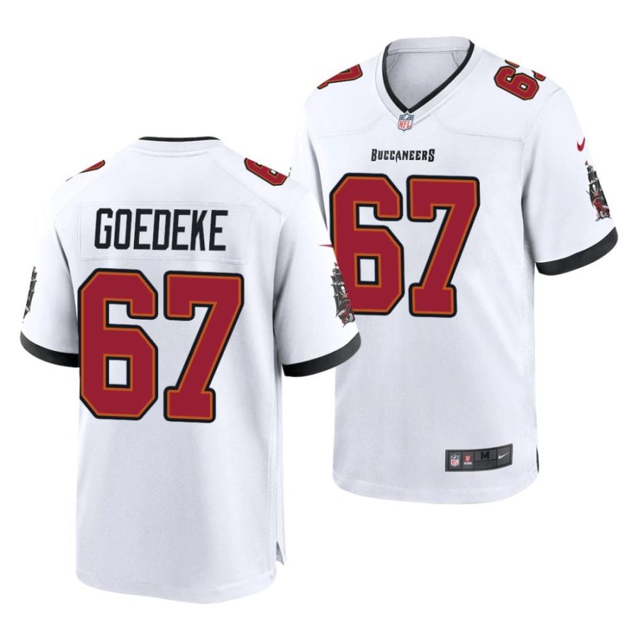 luke goedeke tampa bay buccaneers 2022 nfl draft game men white jersey scaled