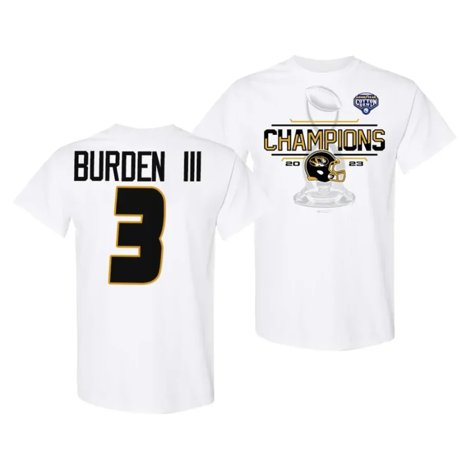 luther burden iii white 2023 cotton bowl champions locker room t shirt scaled