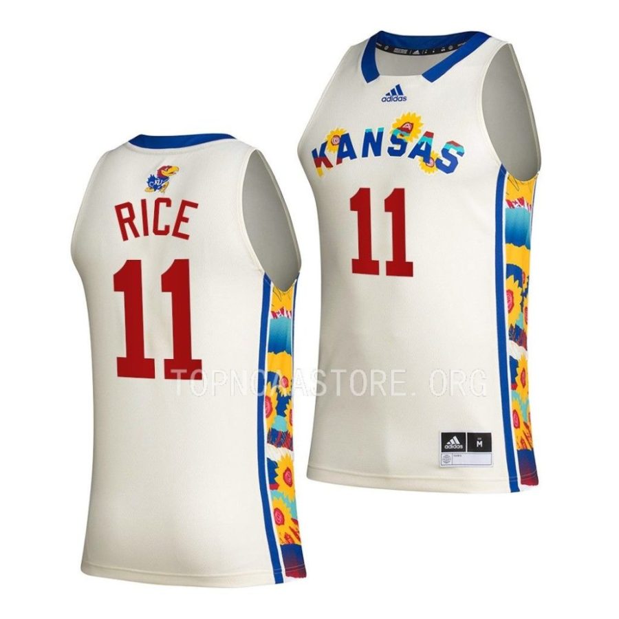 m.j. rice kansas jayhawks honoring black excellence basketball jersey scaled