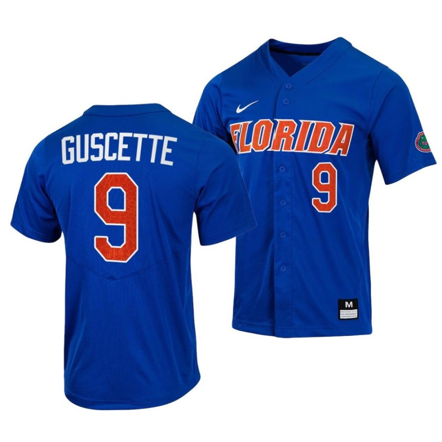 mac guscette florida gators 2022college baseball menfull button jersey 0 scaled