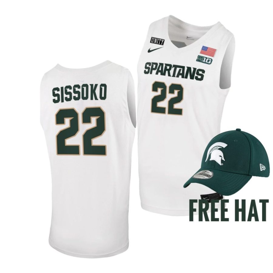 mady sissoko michigan state spartans college basketball free hatwhite jersey scaled