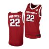 makhel mitchell arkansas razorbacks college basketball 2022 23 jersey scaled