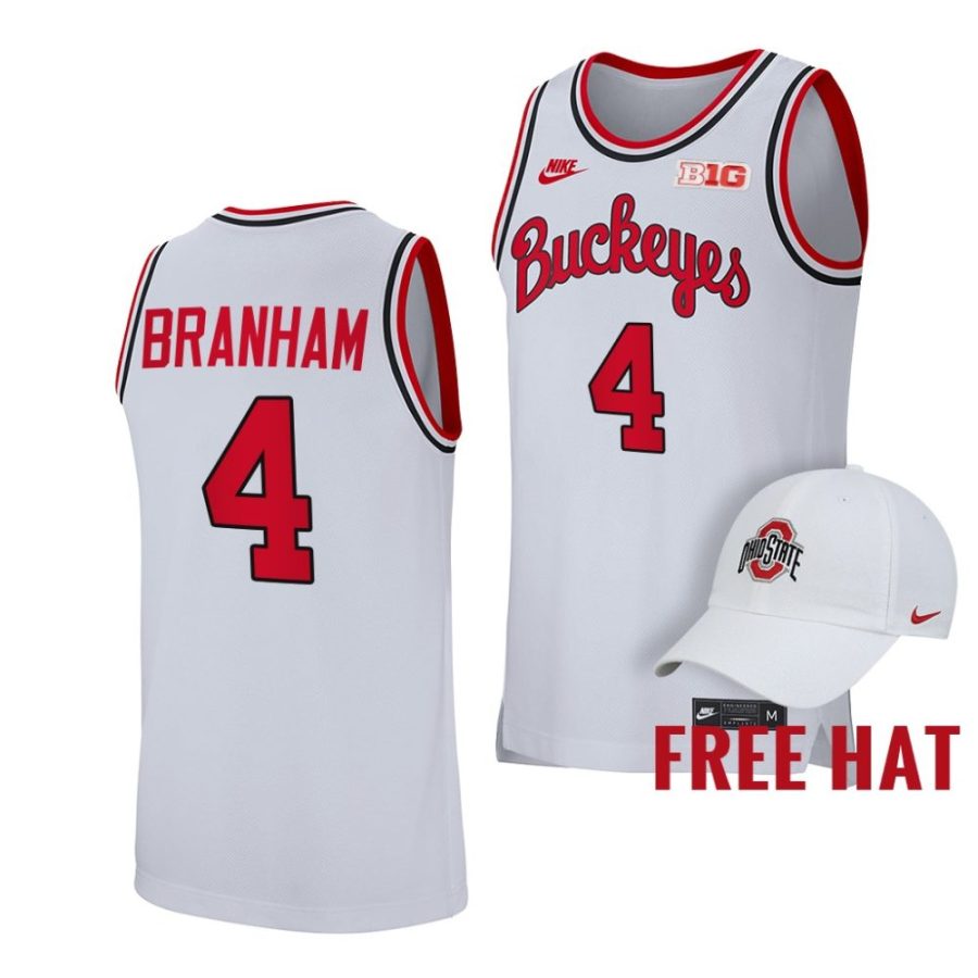 malaki branham ohio state buckeyes white 2022 23retro basketball free hat jersey scaled