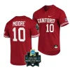 malcolm moore stanford cardinal red2023 ncaa baseball college world series menomaha 8 jersey scaled