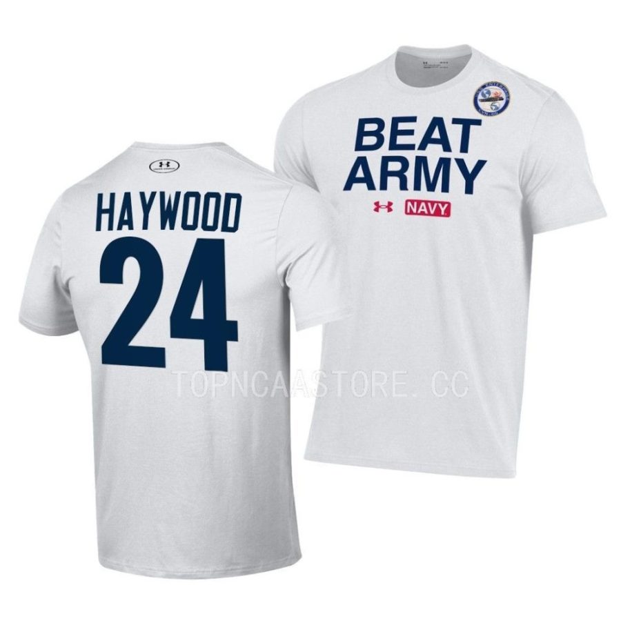 maquel haywood beat army 2022 special games white shirt scaled