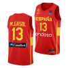 marc gasol spain 2022 fiba eurobasket champions red away jersey scaled