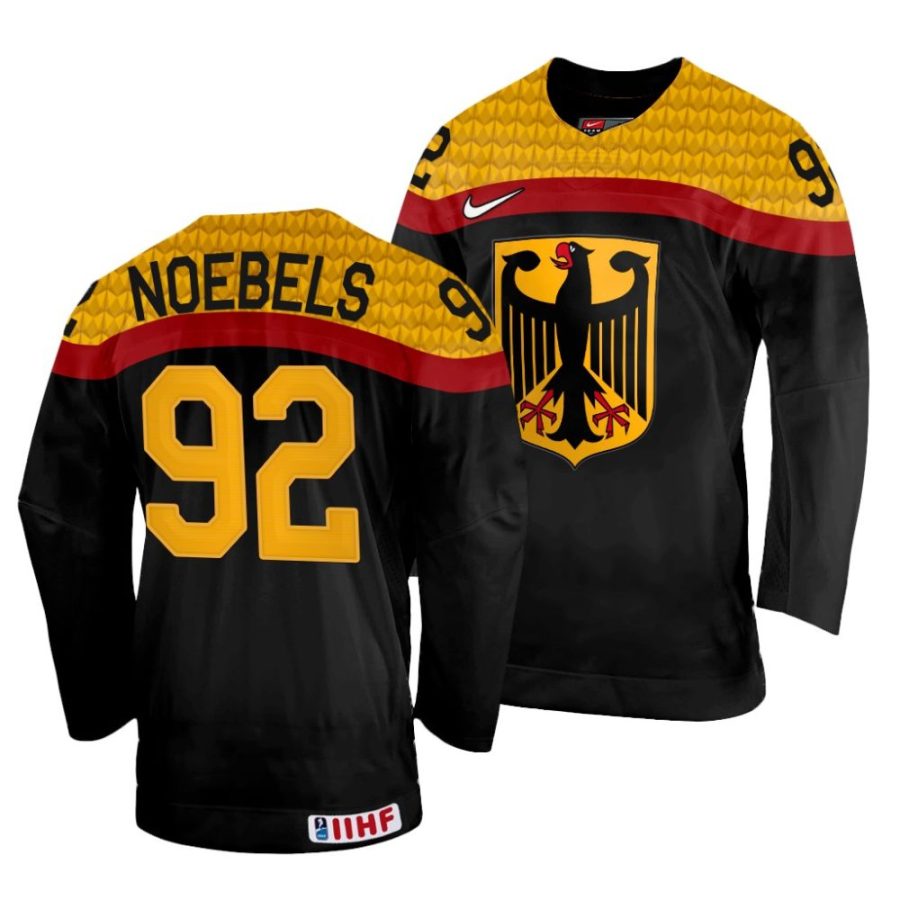 marcel noebels away 2022 iihf world championship black jersey scaled