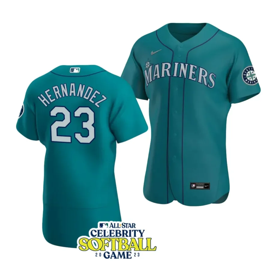 marcello hernandez seattle 2023 mlb all star celebrity softball game menauthentic player jersey scaled