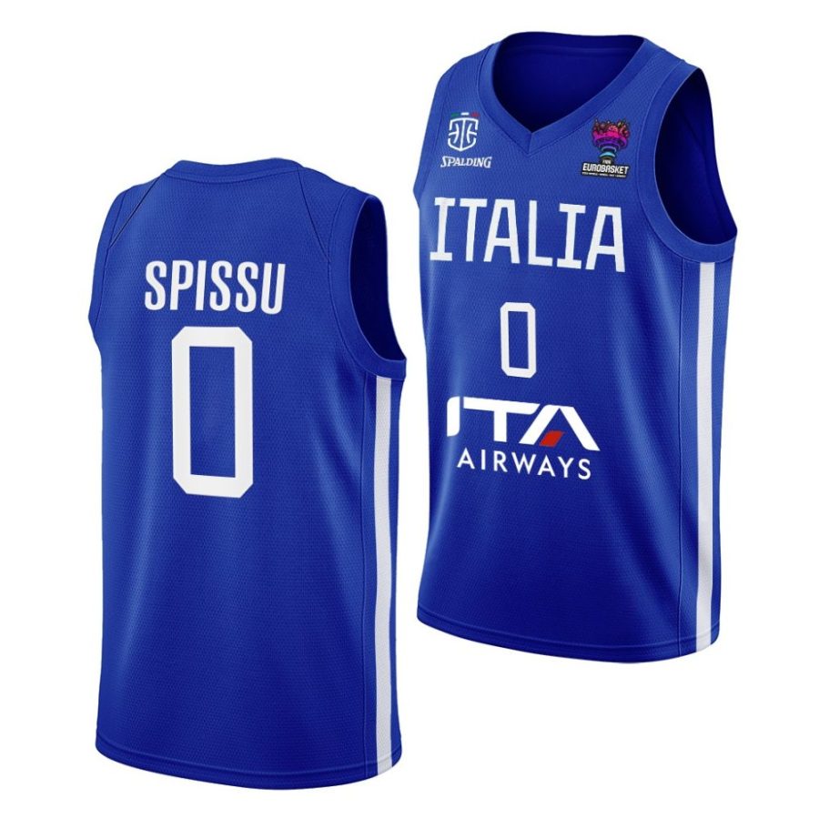 marco spissu italy eurobasket 2022 blue home jersey scaled