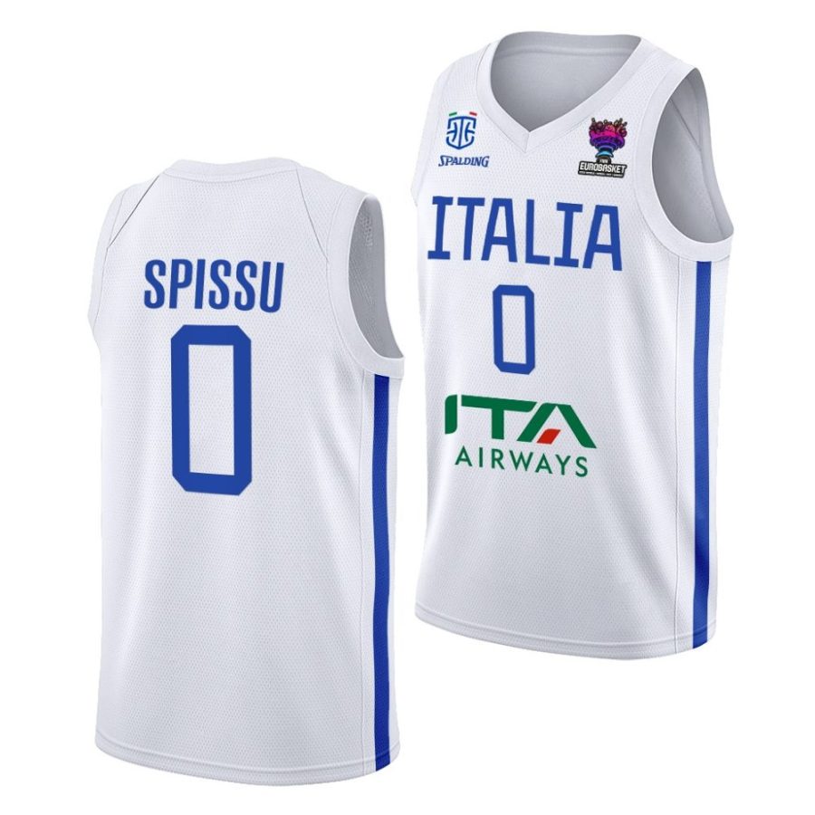 marco spissu italy eurobasket 2022 white away jersey scaled