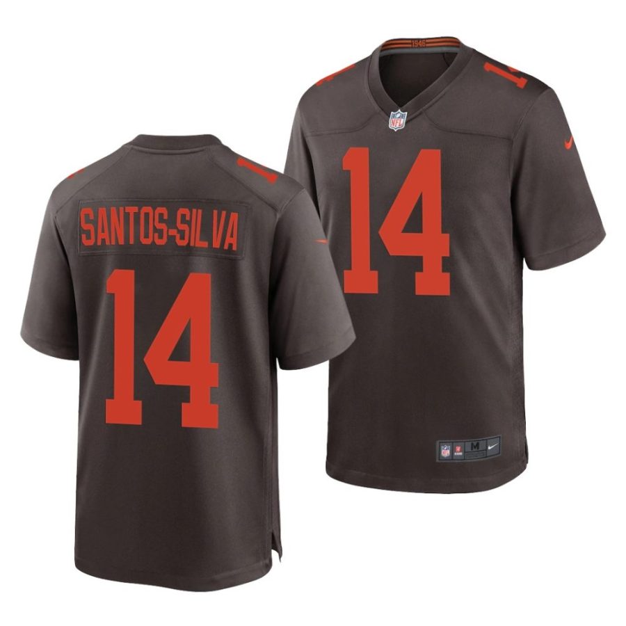 marcus santos silva cleveland browns 2022 nfl game men brown jersey scaled