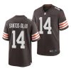 marcus santos silva cleveland browns 2022 nfl game men white jersey scaled