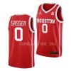 marcus sasser houston cougars 2022 23limited basketball awayscarlet jersey scaled