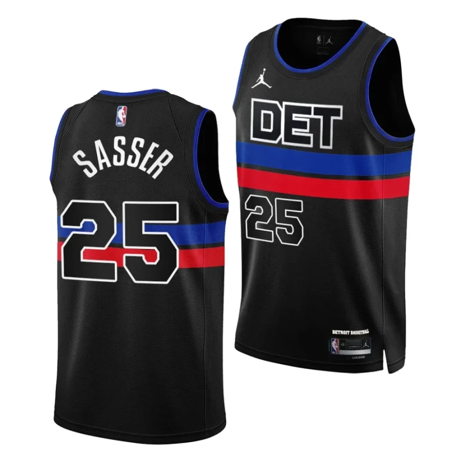 marcus sasser pistons 2023 nba draft black statement edition men jersey scaled