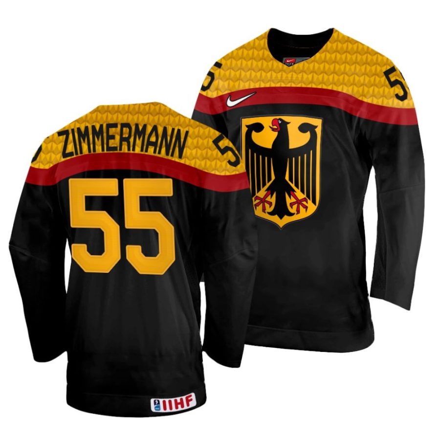 mario zimmermann away 2022 iihf world championship black jersey scaled