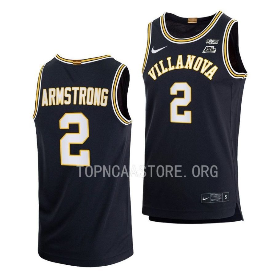 mark armstrong villanova wildcats 2022 2370s retro replica basketballnavy jersey scaled