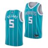 mark williams hornets 2022 nba draft teal icon edition duke blue devils jersey scaled