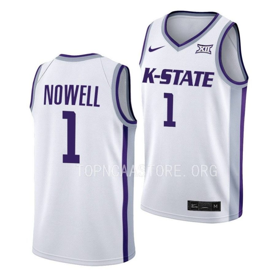 markquis nowell kansas state wildcats college basketball 2022 23 jersey scaled
