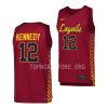 marquise kennedy loyola chicago ramblers replica basketball maroon jersey scaled